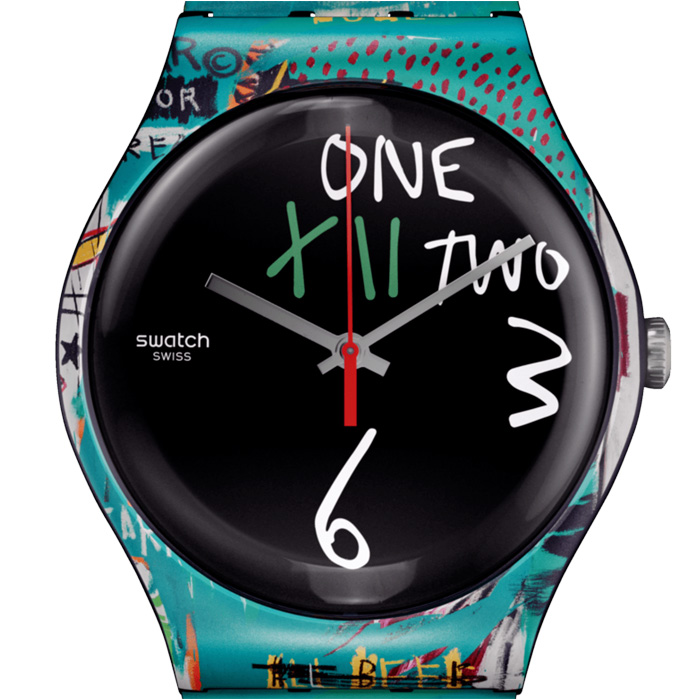 Swatch Ishtar by Jean-Michel Basquiat – SUOZ356 3
