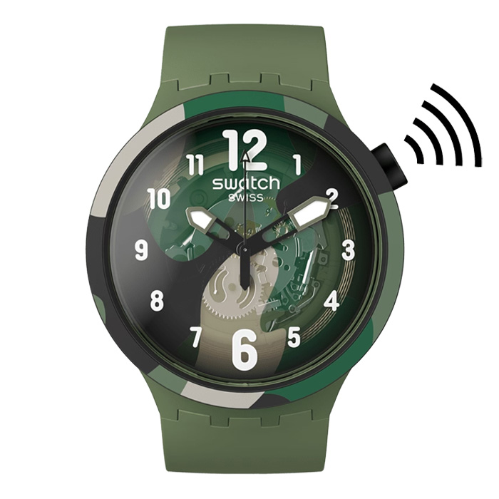 Swatch LOOK RIGHT THRU GREEN PAY! – SB05G108-5300